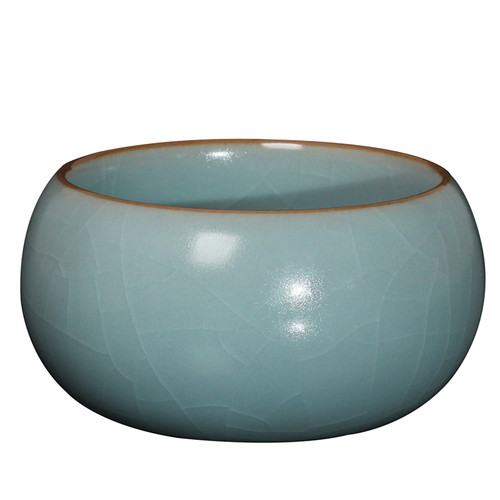 代表款柏采汝窑禅定杯BR-104BX二代粉青釉主人杯福满茶杯陶瓷茶具