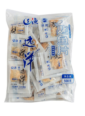 大连特产海鲜辽渔远洋烤鱼片500G