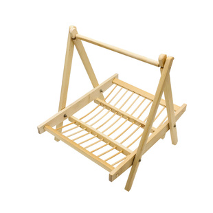 包邮竹制鸭肠架创意托盘寿司面条烤肉架装鹅肠羊肉架鸭肠吊架子