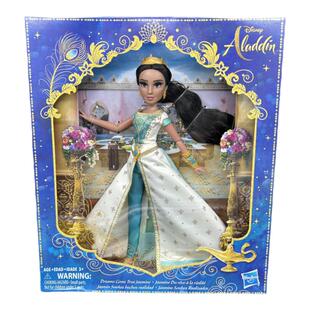 孩之宝迪士尼公主娃娃多关节阿拉丁灯神真人电影人物茉莉公主玩具