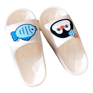 细细条 可爱ins企鹅拖鞋夏季男女防滑防臭软底浴室居家凉拖鞋情侣