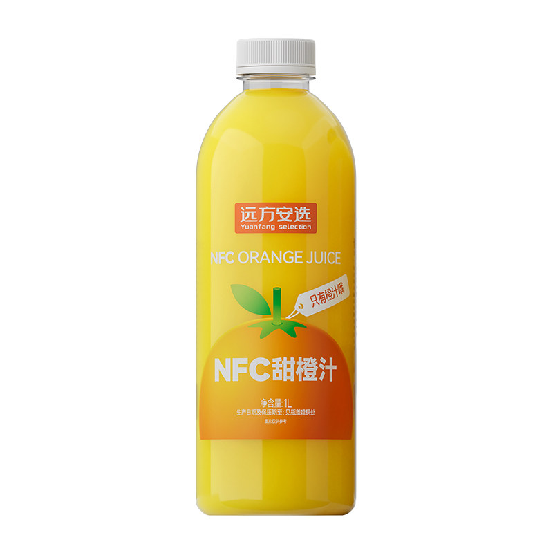 哪吒捏爆果汁NFC甜橙汁