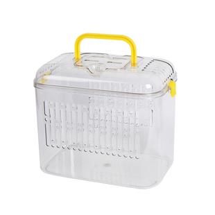 仓鼠笼子便宜大的透明亚克力芦丁鸡笼子专用外出外带手提式大空间