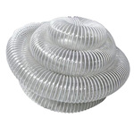 PVC风管木工机械吸尘管透明塑料钢丝伸缩管波纹管通风吸尘钢丝软