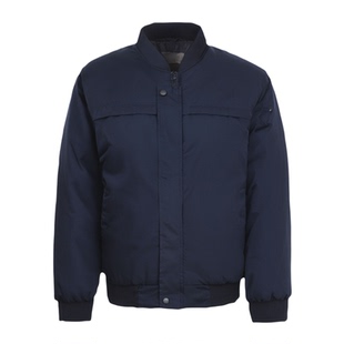 工厂车间劳保棉袄 冬季夹克 短款 男士 立领冬装 棉衣工作服棉服