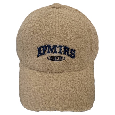 APMIRS潮流字母刺绣棒球帽男女同款冬天时尚休闲百搭硬顶鸭舌帽