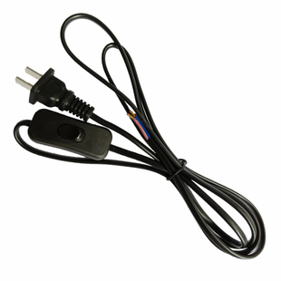 灯具配件台灯开关带线上线控调光按钮 脚踏落地灯旋钮 插头电源线