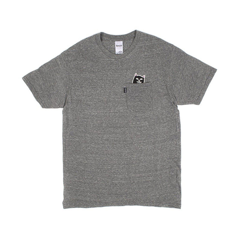 官方授权Ripndip Lord Nermal Pocket Tee经典口袋猫贱猫 短袖T恤