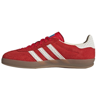 劲浪adidas阿迪达斯三叶草冬男女GAZELLE运动鞋红色休闲鞋IF1808