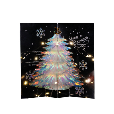 圣诞节立体手工礼物小卡片定制