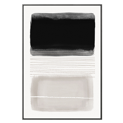 样板房抽象风玄关客厅装饰画