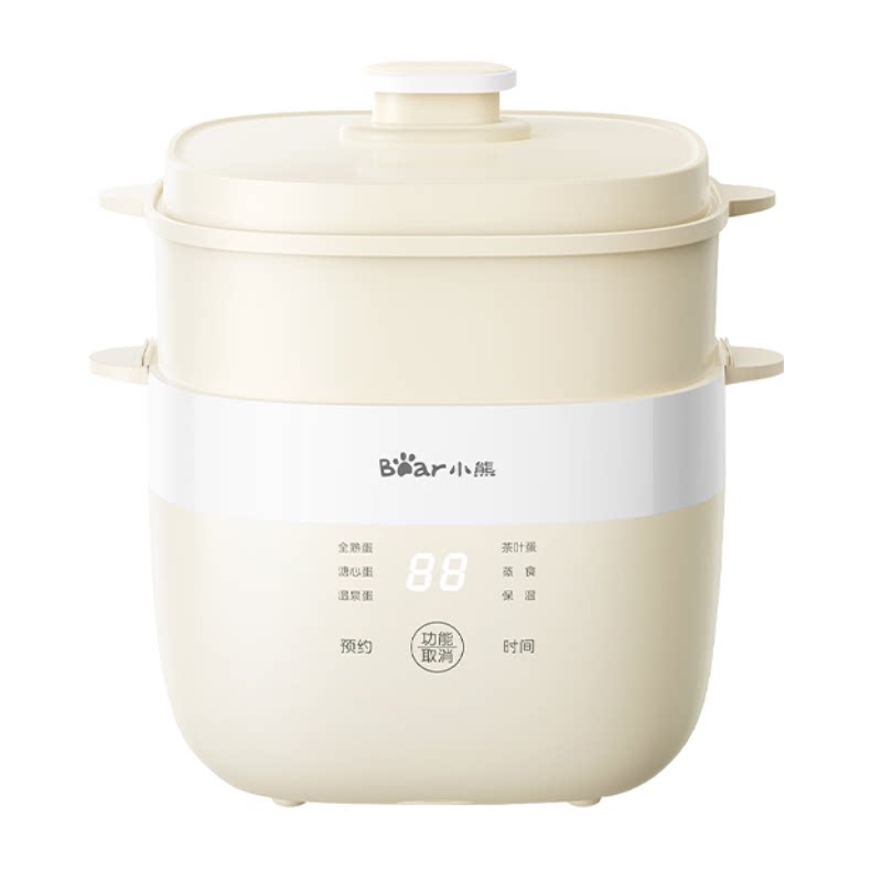 小熊煮蛋器自动断电家用小型温泉蛋机蒸蛋器预约多功能煮鸡蛋神器 约断实拍商品图