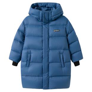 亚瑟士童装冬季儿童中长款泡芙羽绒服加厚保暖舒适防水男女童外套
