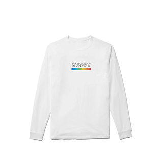 GcBrand Lab Tee Noah 复古基础款 彩虹字母设计 圆领套头长袖T恤