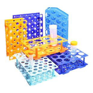 塑料离心管架试管架两用多功能采样管架优质塑料大小17/30mm 25 100化学实验室玻璃管ep管器材架子可拆大小号