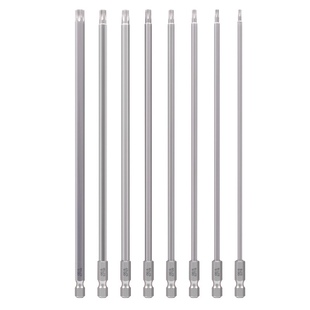 日本S2加长梅花批头带中孔带磁性电钻电动螺丝刀气动风批头T8-T40