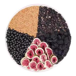 养雌黄体酮茶红参亚麻籽无花果种子循环饮无花果黑豆女生泡水喝的