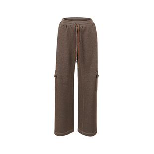 【布朗尼】Magyann设计师原创2025秋抽绳口袋撞色流线休闲裤长裤