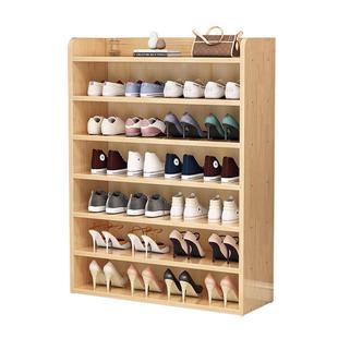 纯实木鞋柜家用门口室内入户新款2026爆款外楼道松木多层储物鞋架