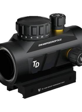红点全息沼泽鹿TD1X40红绿五档灯光大视野准星可调金属模型弹弓