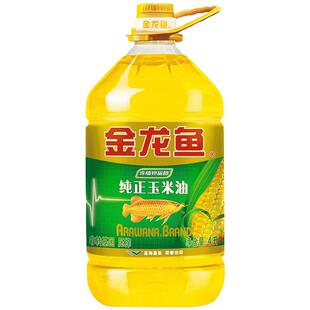 金龙鱼纯正玉米油4L/桶非转基因 物理压榨 家用桶装食用油色拉油