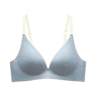 古今内衣女小胸聚拢承托遮副乳无钢圈粉底液无痕美背文胸夏季薄款