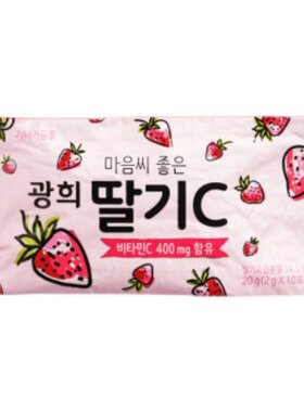 韩国光熙维生素草莓vc粉维生素c儿童口服维他命维c10条*6包