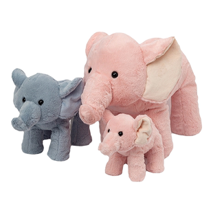 OCE动物玩偶公仔安抚睡觉抱床上毛绒玩具女孩河马大象北极熊猪猪