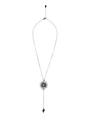 s.deer休闲花朵不规则吊坠项链