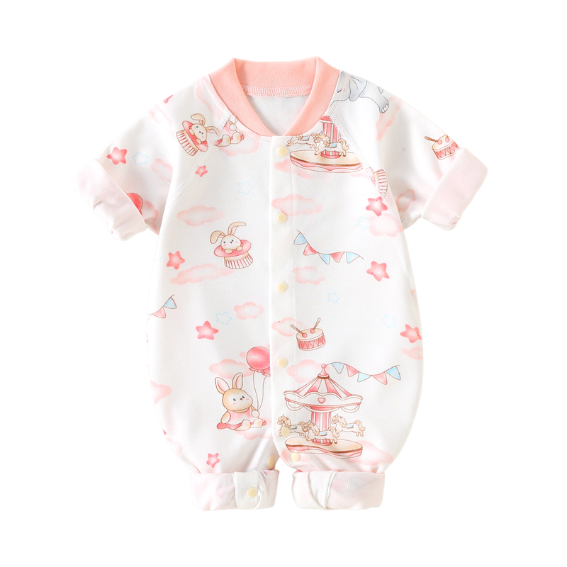 【撤柜专区】品牌专柜 初生婴儿连体衣春秋四季新生儿外出服爬服