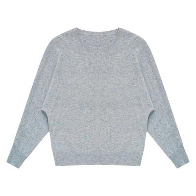 鹿王羊绒衫女士蝙蝠袖冬季新款