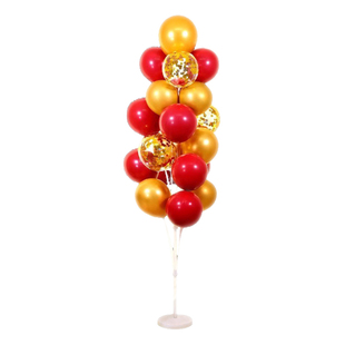 气球支架立柱落地结婚装饰场景布置生日婚房桌飘路引地飘现场婚礼