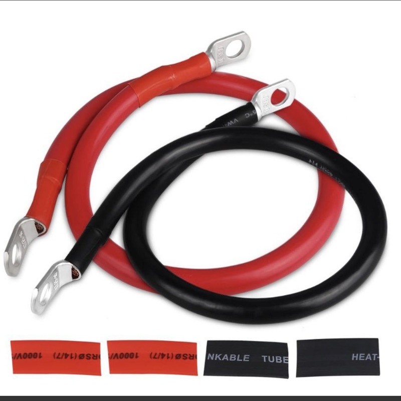 16方100cm 电线抗阻燃 船舶车 太阳能汽车蓄电池电缆线 维修配件