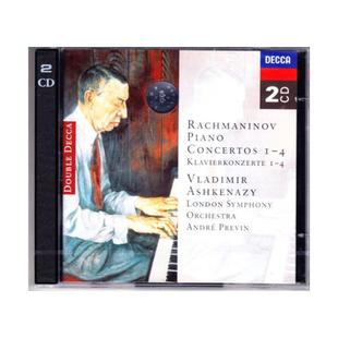 【原装进口】拉赫玛尼诺夫: 钢琴协奏曲No.1-4 2CD 进口CD