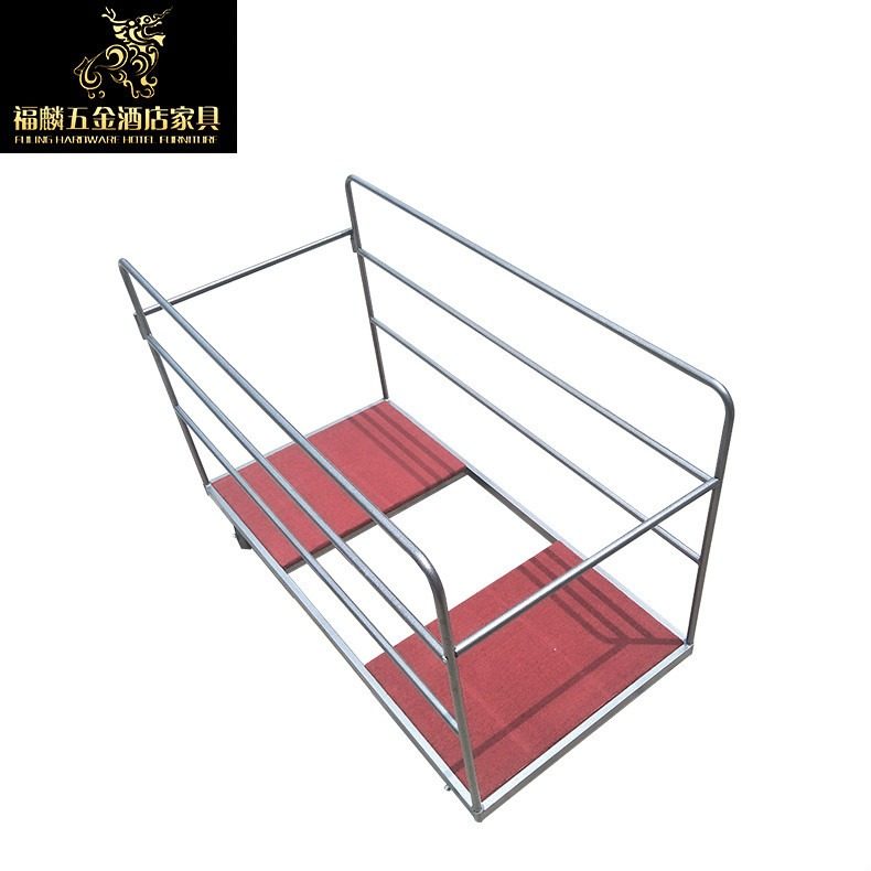 酒店圆台推车行李运送车万向滑轮运输车宴会圆餐台存放车工具车