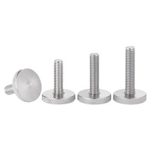 TRB 高头手拧螺丝GB835不锈钢滚花平头螺钉大头高头台阶手柄手扭