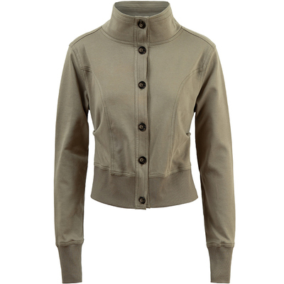 PCLA低饱和立领修身短夹克女