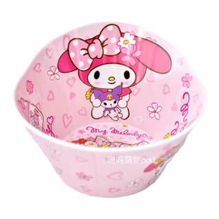 美乐蒂甜品碗可爱仿陶瓷儿童燕麦碗个人专用好看的碗大号密胺面碗