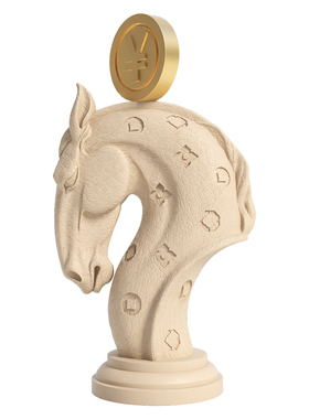 旋转马摆件蓝牙音响开业乔迁礼