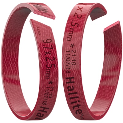 英国Hallite红色聚酯油缸油封环