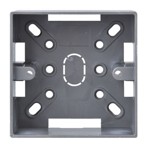 86型灰色明装底盒明线盒家用接线盒开关插座盒明盒开关盒超薄底座