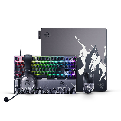 Razer雷蛇Niko联名款系列蝰蛇V4猎魂光蛛专业版鼠标键盘电竞套装