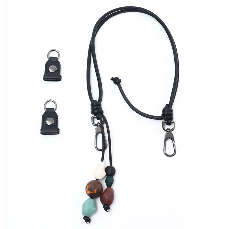 适用珑骧饭盒包肩带改造腋下包带龙骧豆腐包Xtra斜挎串珠背带链条