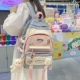 [蓝粉拼色【+粉包小白熊】（+兔头别针+4徽章）]
