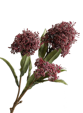 花九歌山野风茵芋仿真设计花艺