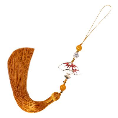 博婷金扇流苏古风新中式挂穗