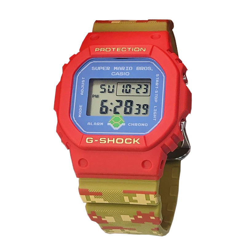 卡西欧柴犬限定 GSHOCK李宁CHUMS联名小方块手表男 DW-5600SHB