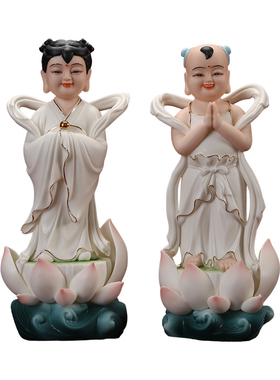 善财童子龙女金童玉女男童女童像