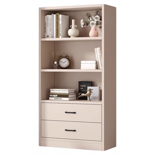 实木儿童书架落地置物架家用书柜储物柜靠墙立柜展示柜可定制柜子