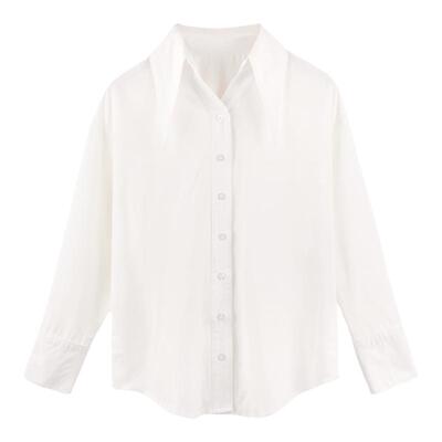 雪纺设计感小众衬衫女